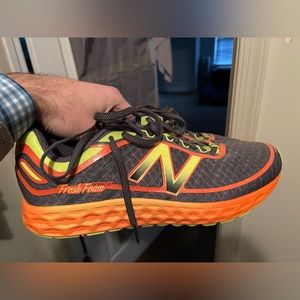 New Balance Men’s Fresh Foam 980 V2 Borcay Size 11 Gray/Orange